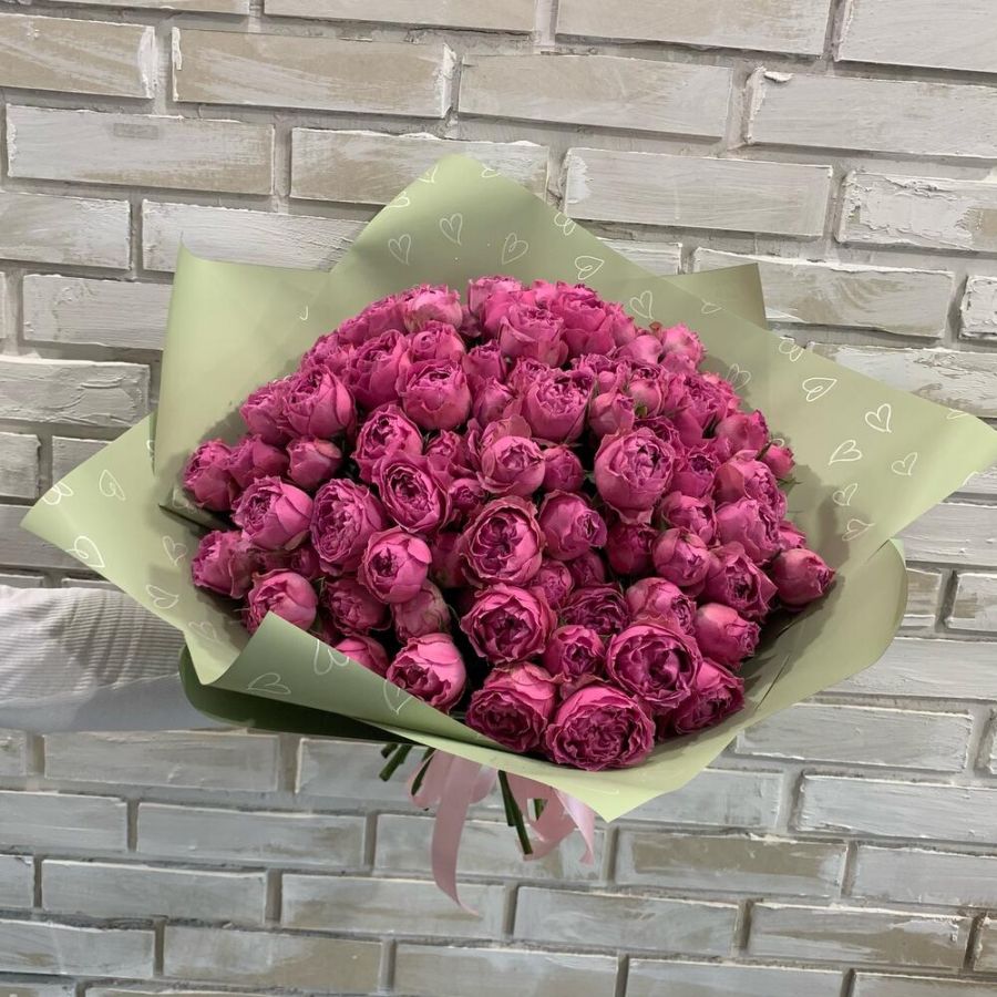 Пионовидные розы 35шт