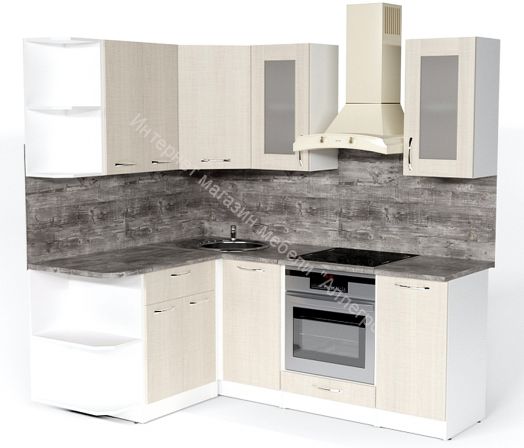 Кухонный гарнитур Лариса прайм 3 1500х2000 мм