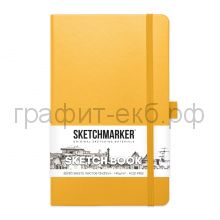 Блокнот А5 80л.нелин.Sketchmarker 140 г/м?  твердая обложка оранжевый 2314403SM