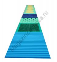 Массажная (ортопедическая) дорожка СЕНСОРНАЯ ТРОПА, 5 зон, 3,5 м