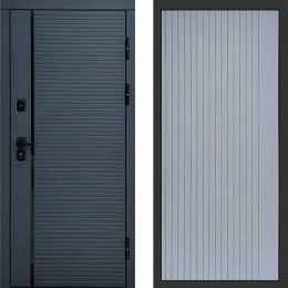Входная дверь Termo-door Графит line FLAT Грей Софт
