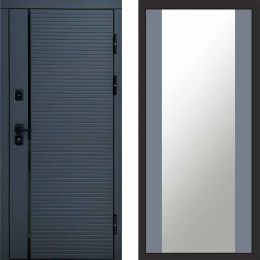 Входная дверь Termo-door Графит line Зеркало Грей Софт