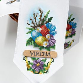 БК_086 VIRENA бант на корзину схема для вышивки бисером купить в магазине Золотая Игла