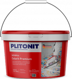 Затирка Эластичная Plitonit Colorit Premium 2кг с Армирующими Волокнами для Швов от 0.5 до 13мм / Плитонит