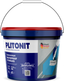 Мастика Гидроизоляционная Plitonit Waterproof Standard 8кг Эластичная / Плитонит