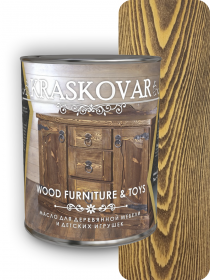 Масло Kraskovar Wood Furniture & Toys Палисандр 0,75л для Мебели и Детских Игрушек / Красковар