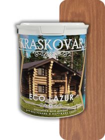 Пропитка для Дерева Kraskovar Eco Lazur Рябина 0,9л / Красковар
