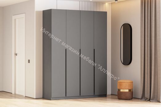 Шкаф ШК 5 (1600) Графит Серый