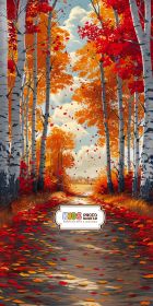 Фон "Autumn road №1"