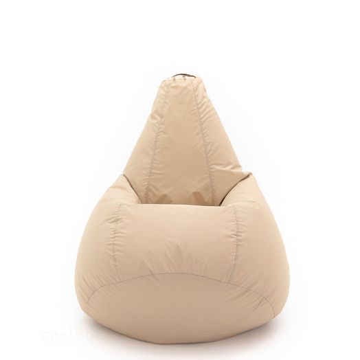 Кресло груша ХАЙП из влагостойкой ткани (Бежевый)