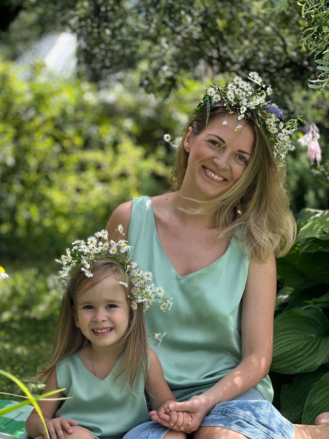 Топ из бамбука фисташка детский