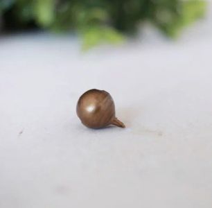 Бубенчик металлический - Бронзовый, 9 мм.