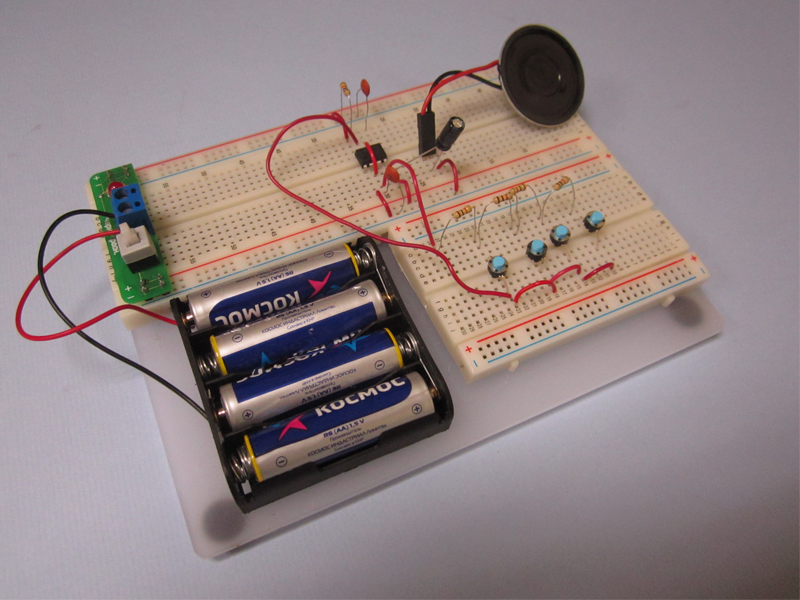 Набор оборудования и электронных компонентов "Микроэлектроника и схемотехника". Стартовый набор. Уровень 1