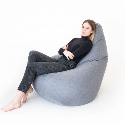 Кресло-мешок (груша) Шерлок из рогожки (Дориан)