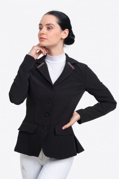 Редингот для выступлений -Rose gold purity- Softshell. Cavalliera Черный