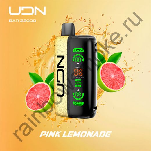 Электронная сигарета UDN BAR 22000 - Pink Lemonade (Розовый Лимонад)