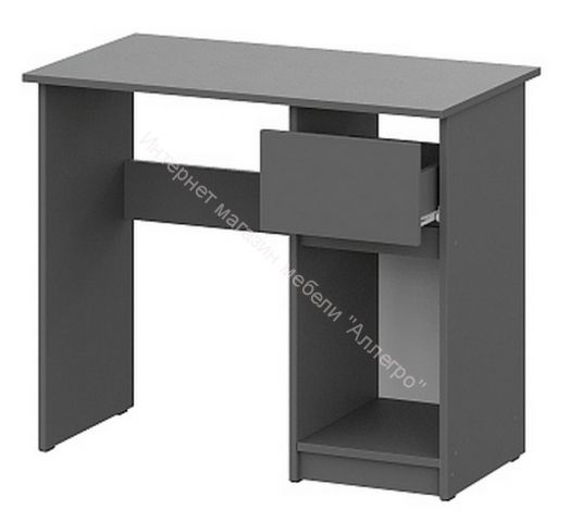 Стол письменный (0,9м) Денвер Графит серый