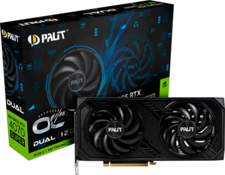 Видеокарта GeForce RTX 4070 Super 12Gb Palit Dual OC NED407SS19K9-1043D