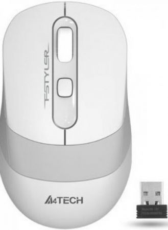 Мышь беспроводная A4Tech FStyler FG10 White