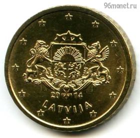Латвия 50 евроцентов 2014