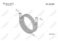 Шланг для душа Feramolli CL029 (1200мм.), хром схема 2