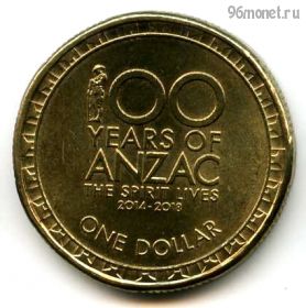 Австралия 1 доллар 2017