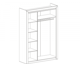 Соренто Шкаф 3дв