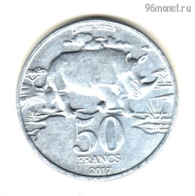 Катанга 50 франков 2017