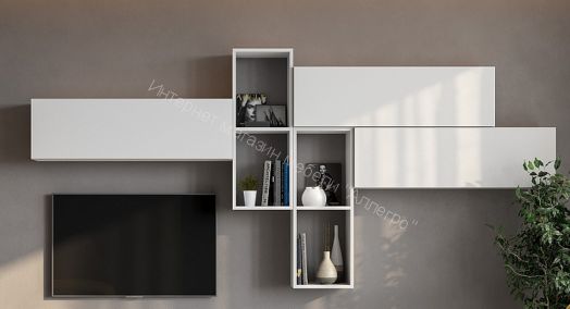 Гостиная Токио Белый текстурный