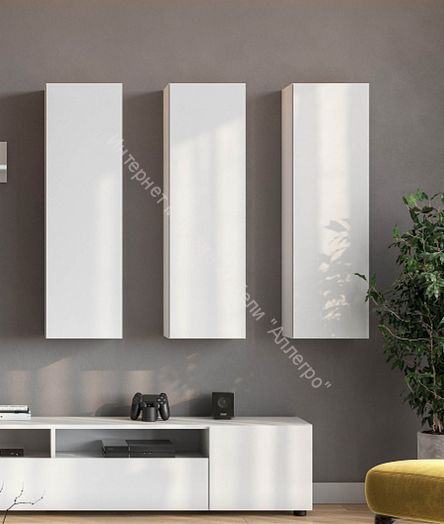 Гостиная Токио Компановка 2 Белый текстурный