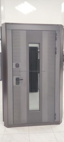 ТЕРМО  ФИНИТО        Графит/ белый          дверь с терморазрывом в дом