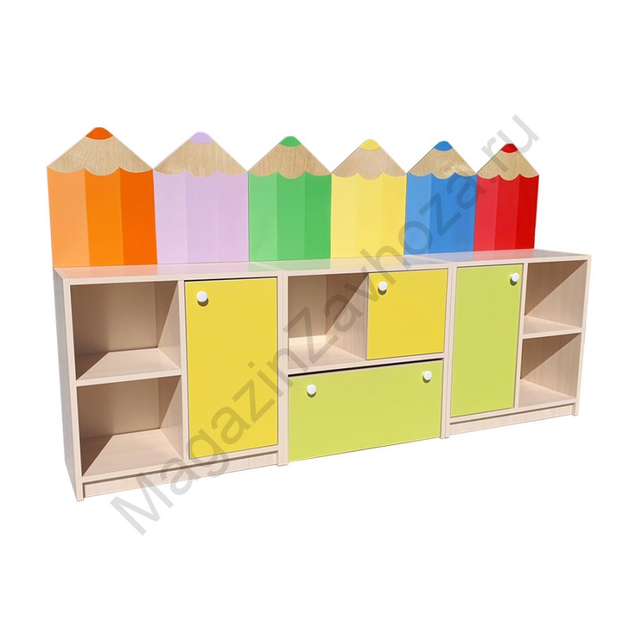 СТЕНКА 22 С ДЕКОРОМ ЦВЕТНАЯ 1