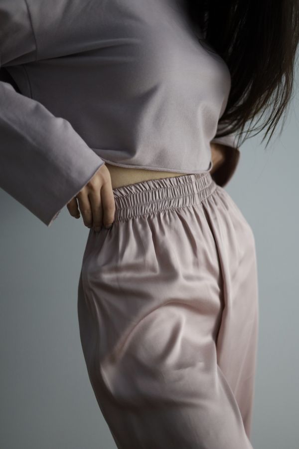 Кофта укороченная туман