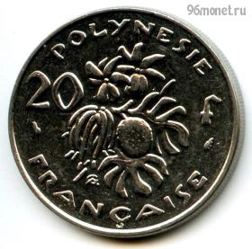 Фр. Полинезия 20 франков 1991