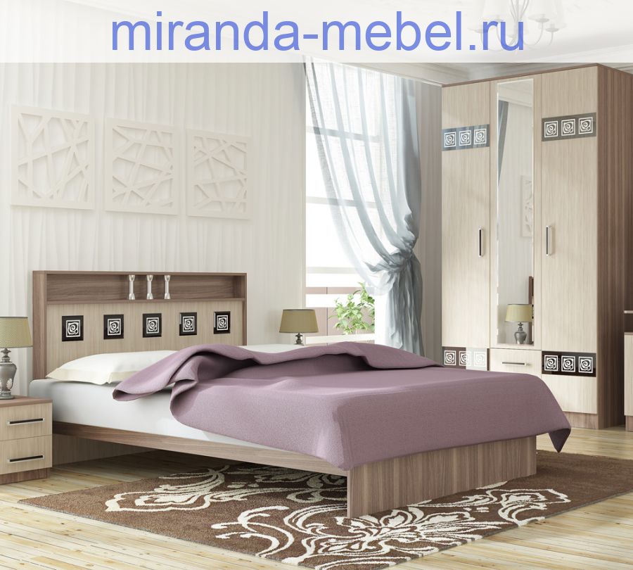 Кровать 2-х спальная Коста-Рика 1200
