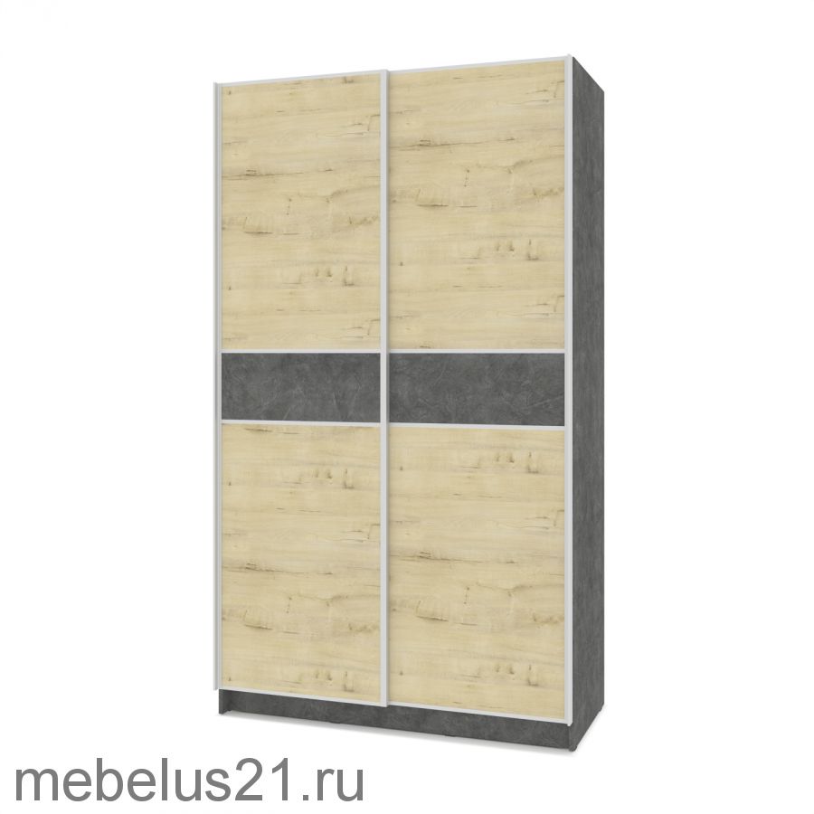 Шкаф купе Браун со вставкой 1300