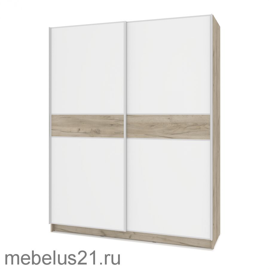 Шкаф купе Браун со вставкой 1700