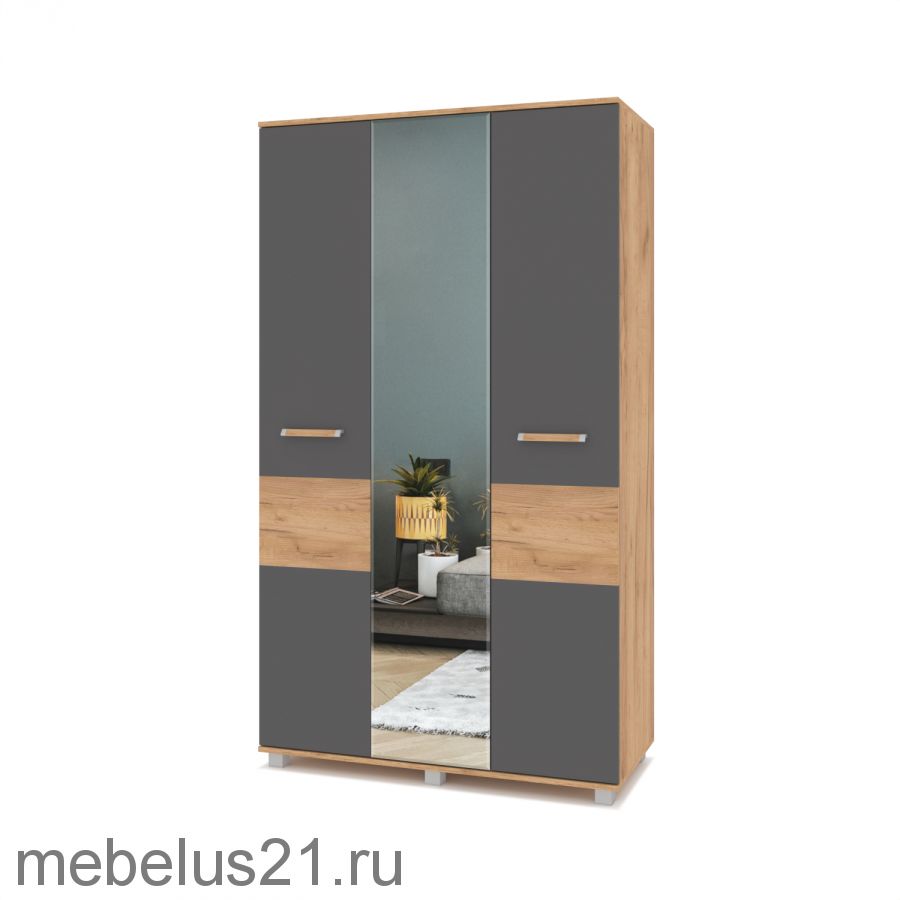 Шкаф  3-х створчатый Виора В-31