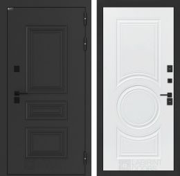 Дверь входная Лабиринт АЛЯСКА ЛАЙТ 23 Белый софт металлическая