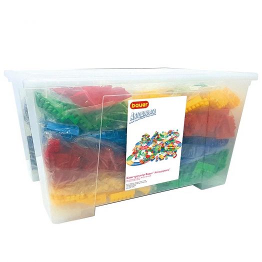 Конструктор Bauer "Автодорога и ПДД для детей " (в контейнере 130 л)