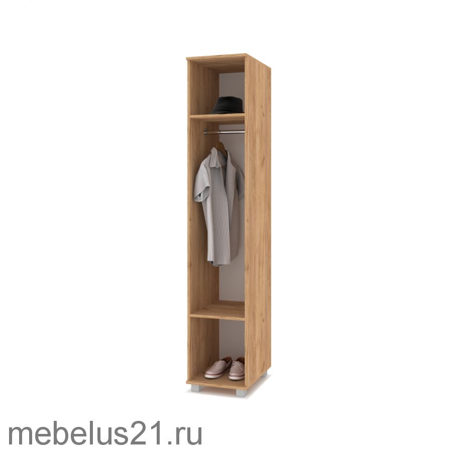 Шкаф пенал с зеркалом  Ева Е-12