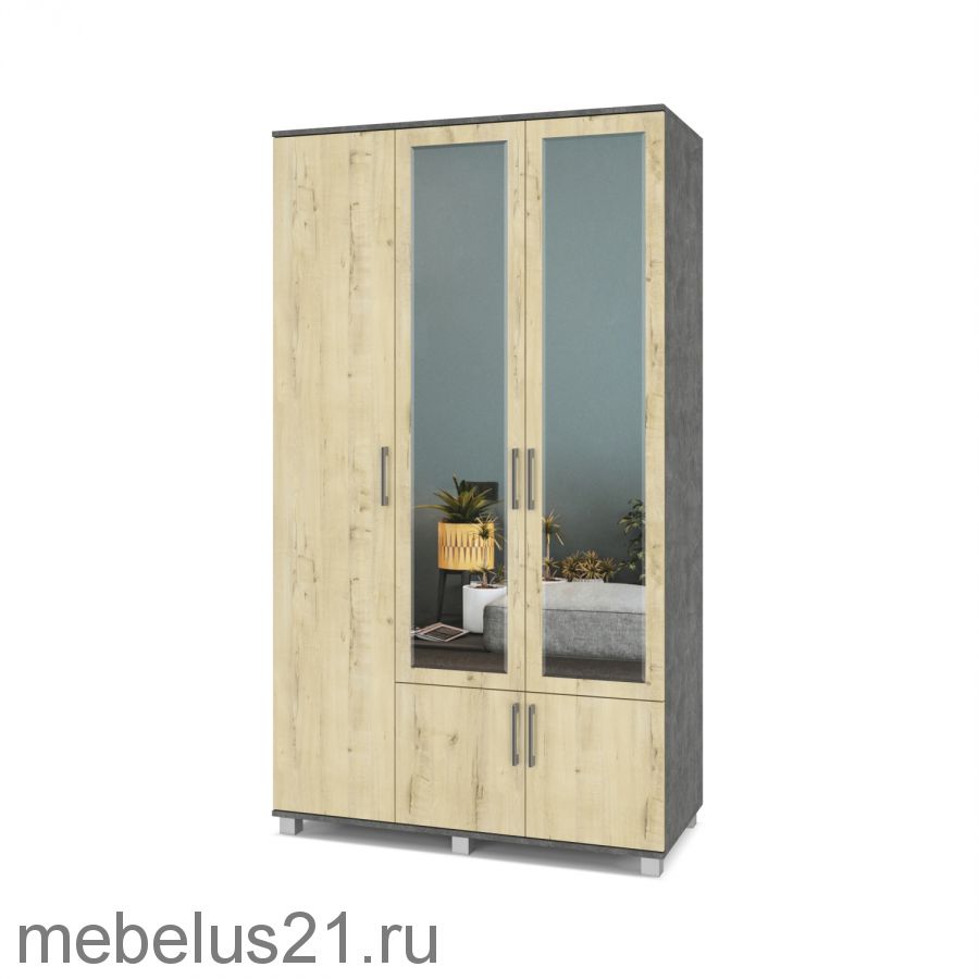 Шкаф 3-х створчатый Ева Е-32