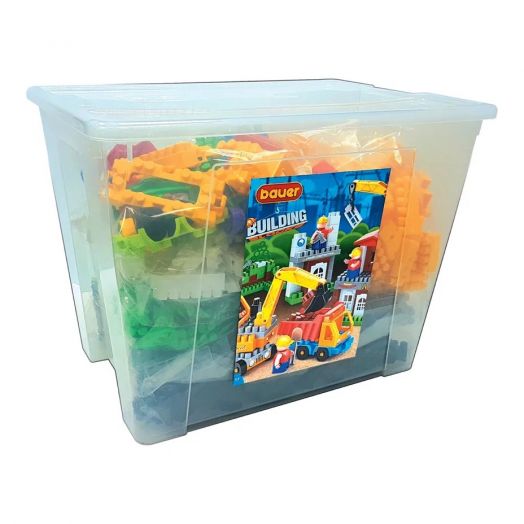 Конструктор Bauer "Стройка" (в контейнере 70 л)