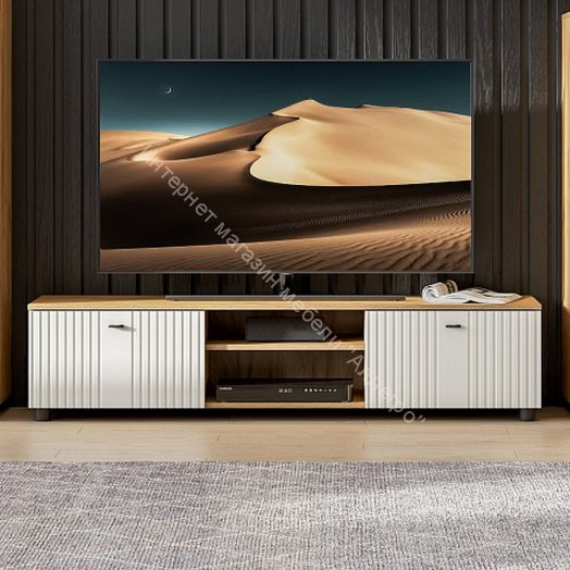 Гостиная Дуб Золотой/Белый Матовый