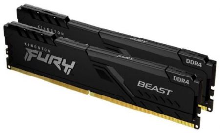 Модуль памяти DDR4 64Gb Kingston 3600 Fury Beast KF436C18BBK2/64 (2x32Gb Kit)