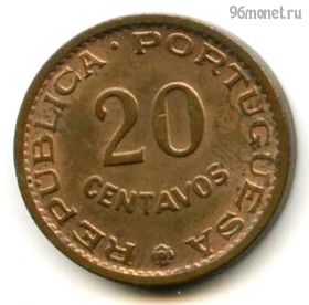 Португальский Тимор 20 сентаво 1970
