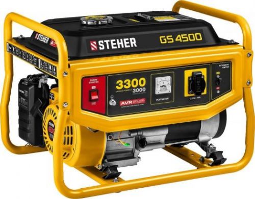 Бензиновый генератор Steher GS-4500, 3300 ВТ