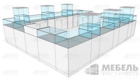 Ювелирный островной павильон