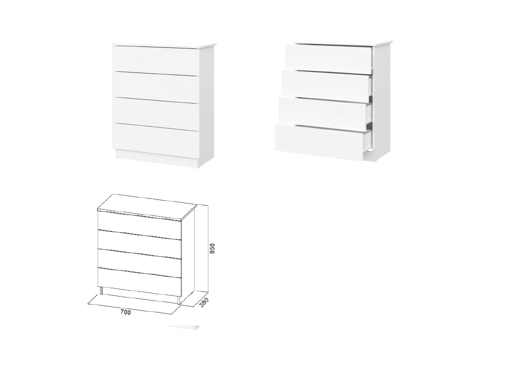 Комод КМ 1 (Серия 2)