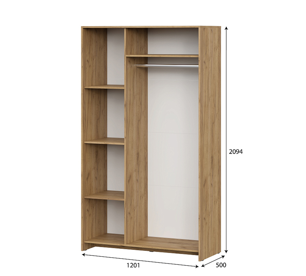 Мебель для спальни "МСП 1" Шкаф трехстворчатый